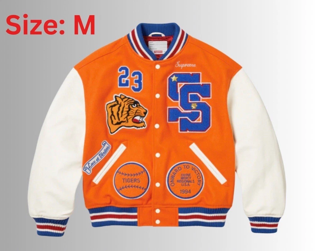 Veste universitaire Supreme Tiger « Orange » taille M (23FW)