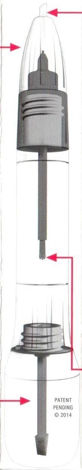 Pintura de retoque laca 4 en 1 Ford Motorcraft Bronze Fire 7332A H7 H9 nueva OEM Foto 4 de 4