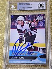 2016-17 Dylan Strome Upper Deck Series 2 Young Guns Rookie Auto #498 Authentic