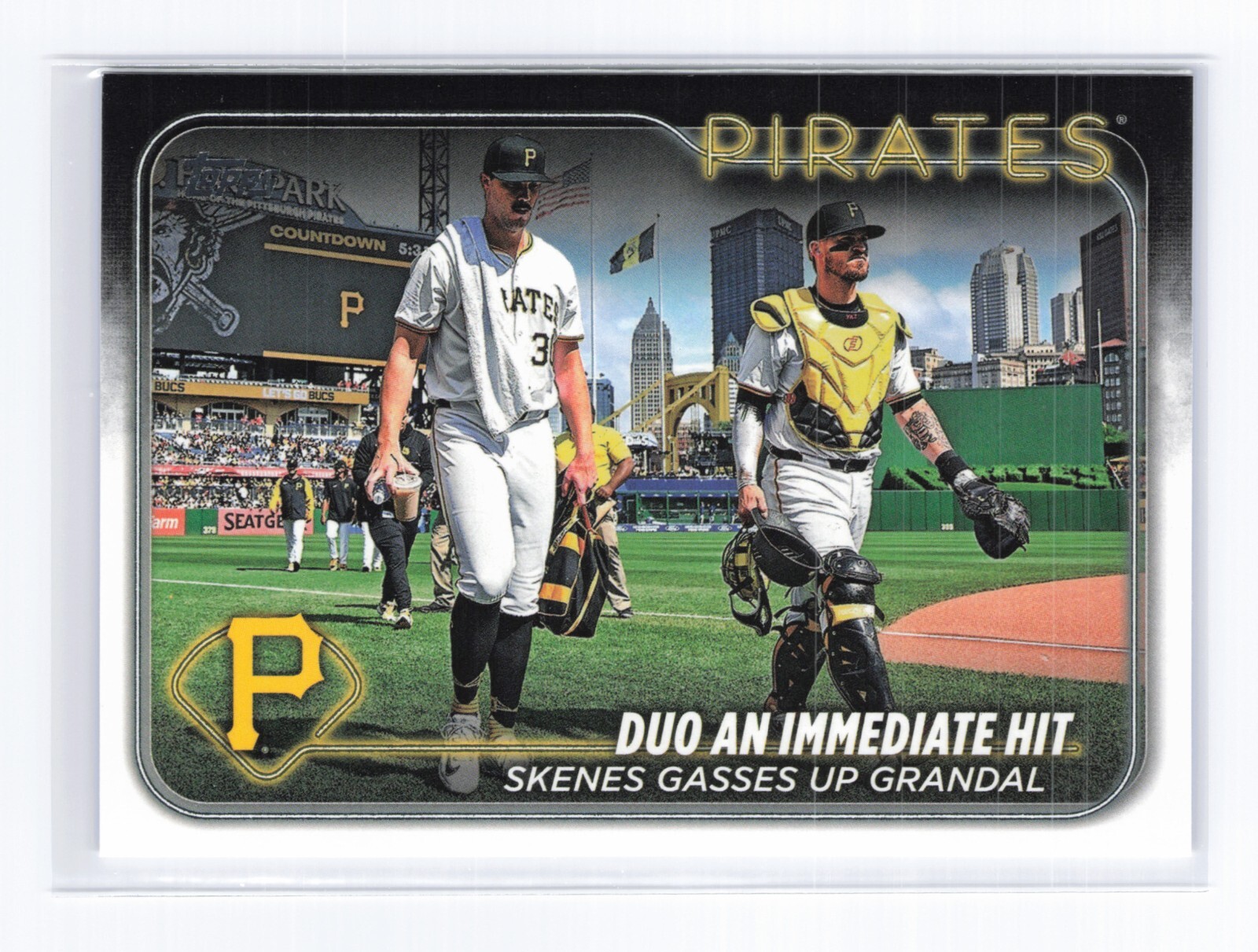 2024 Topps Update Series Veteran Combos Paul Skenes RC & Grandal #US160