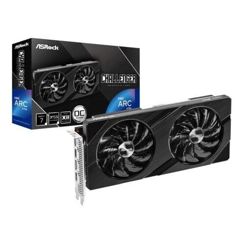 Asrock Intel ARC A750 Challenger D 8GB OC, 8GB DDR6, PCIe4 2 HDMI, 2 DP, 2200MHz