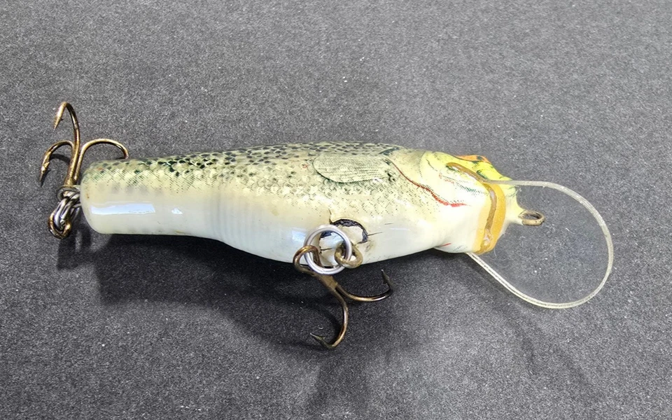 Bagley's Vintage Pequeño Freír 3" con Herrajes de Latón: Crappie *Bonito* Foto 3 de 4