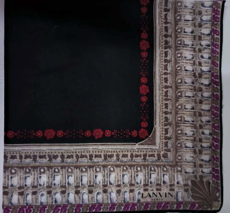 PAÑUELO CLÁSICO ESTAMPADO FLORA 18" Foto 2 de 2