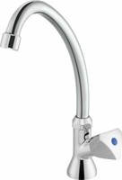 Standventil Wasserhahn GäSte-Wc/Bad Kaltwasserarmatur Waschbecken Inkl. Schlauch