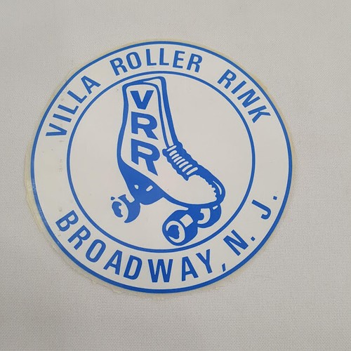 Vintage 1970-1980er Villa Rollschuhlaufen Eisbahn Etikett Broadway neues Trikot NJ VRR - Bild 2 von 4