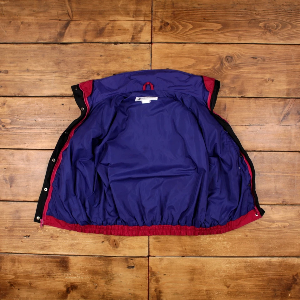 Chaqueta de exterior Columbia vintage años 90 púrpura para mujer Foto 3 de 4