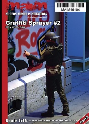 Graffiti Painter #2 (Boy with cap) / 1:16