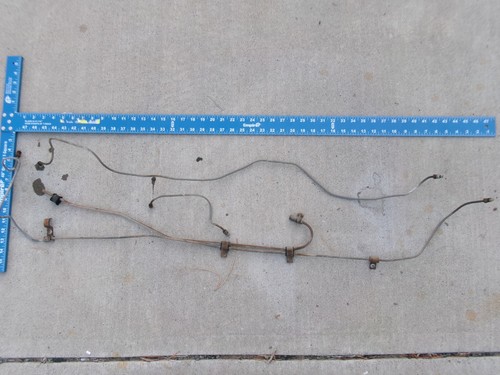 Datsun 620 truck Rear Axle and rear passenger frame  Brake Lines
