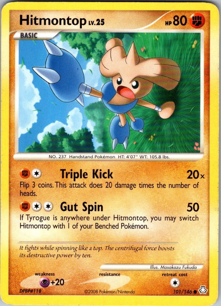 Hitmontop 101/146 Legends Awakened Regular