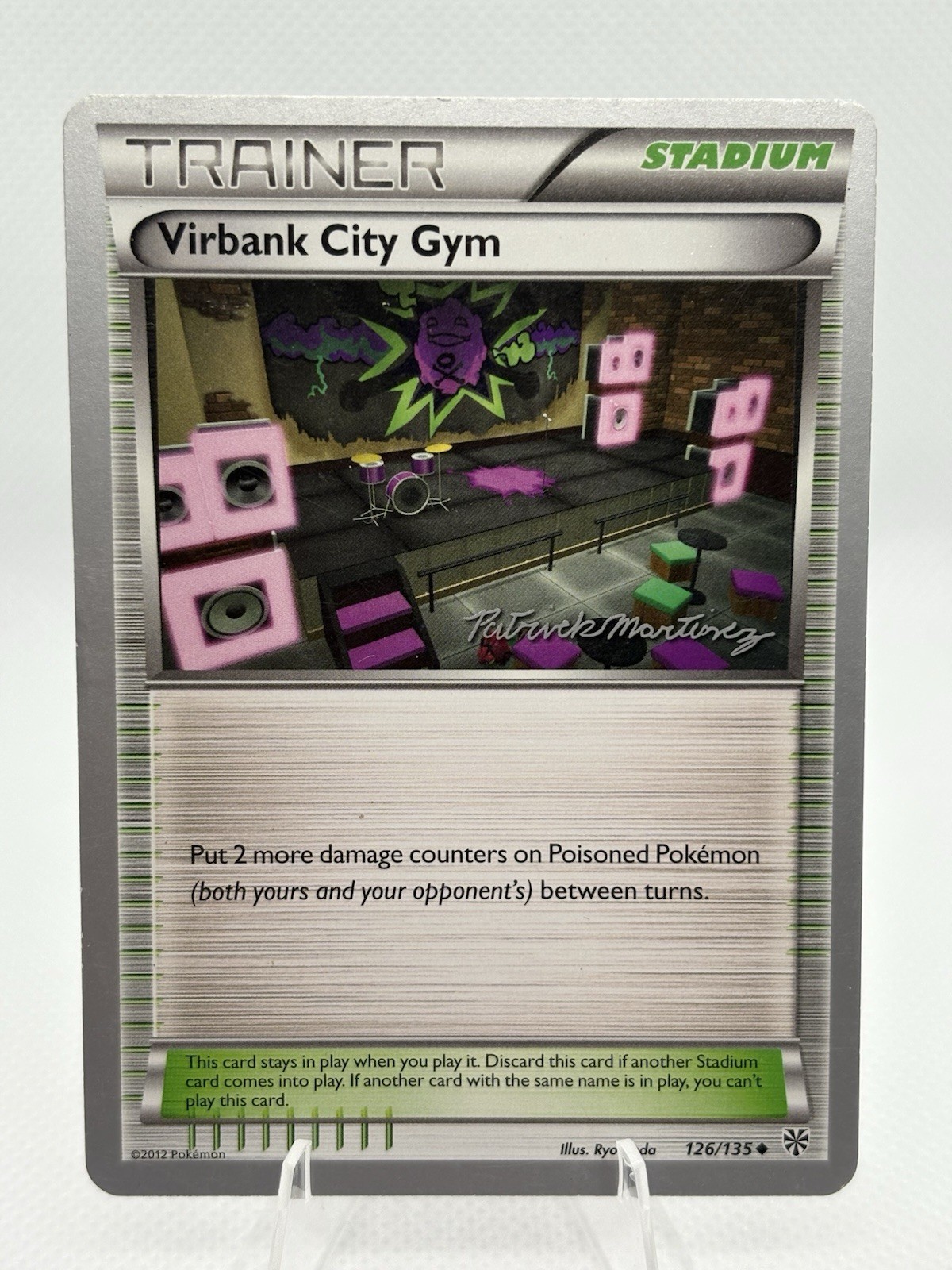 [NM] Pokemon TCG Card 2012 Plasma Storm - Virbank City Gym 126/135 WC 2015