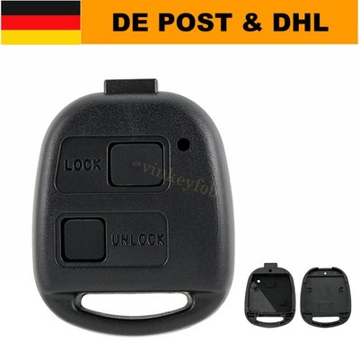 2Tasten Auto Schlüssel Gehäuse Für Toyota Corolla RAV4 Avensis Yaris Echo Celica