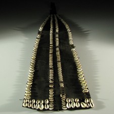 95020) Leder-Sch&uuml;rze Ngbaka Kongo Afrika AFRIKANISCHE KUNST