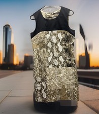 🔥 Tahari Snakeskin Print Sheath Sleeveless Dress • Animal Print • Women’s Sz 10
