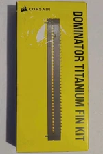 Corsair Dominator Titanium RGB DDR5 Fin Accessory Kit, Gray  RAM 2X (No Memory)