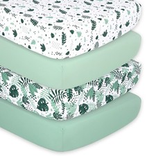 4-Pack Fitted Crib Sheet Set - Super Soft  Breathable Baby Girl or Boy Crib ...