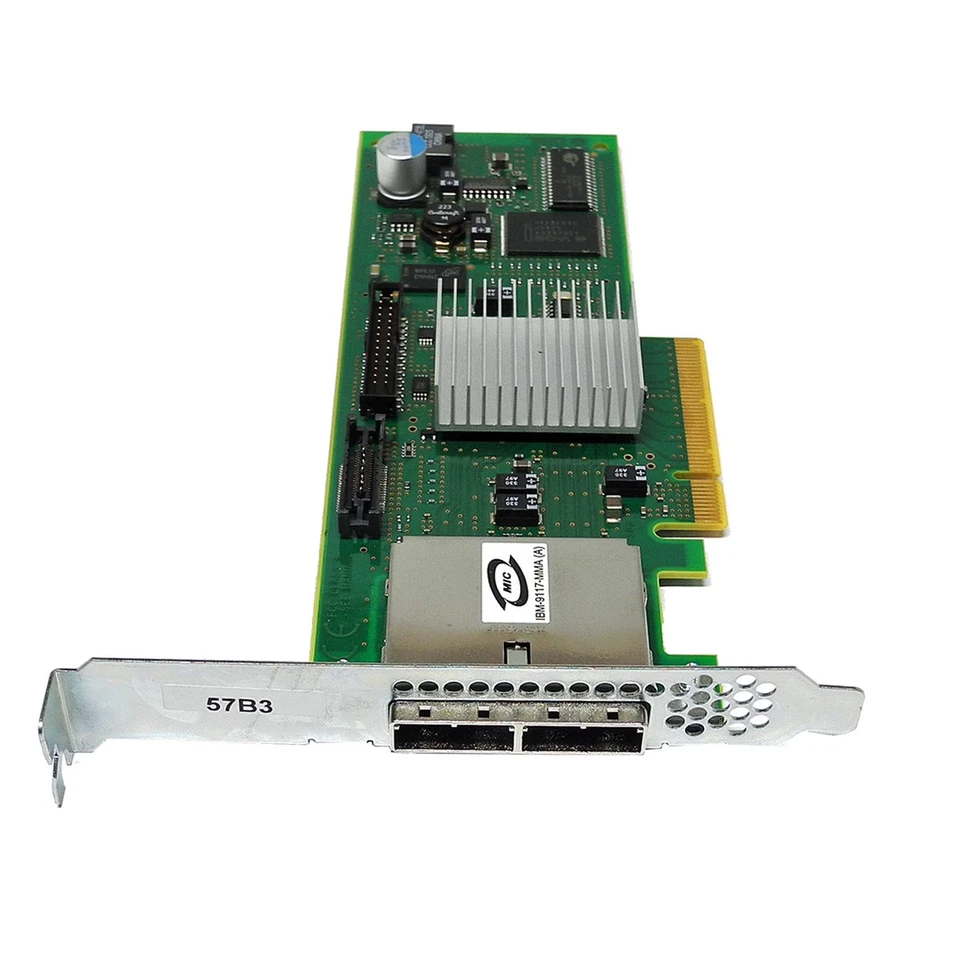 Scheda controller IBM SAS 57B3 PCIe x8 SAS Dual Port 3Gb 46K5840 - Immagine 3 di 3