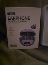 True Wireless Earbuds Model 5.49 Fully Compatible Bluetooth Earphones Purple