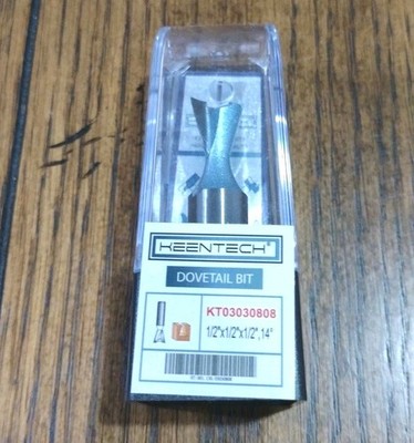 KEENTECH Carbide Tipped 14 Degree Dovetail Router Bit KT03030808