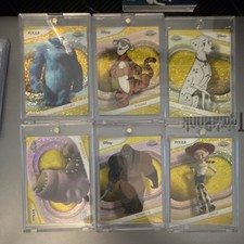 Disney Pixar Topps Chrome Trading Card Lot Sulley Tigger Jessie 6 Cards