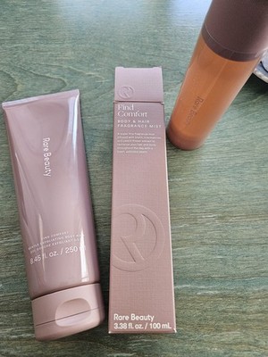 Rare Beauty Find Comfort Body & Hair Fragrance Mist and Shower Gel