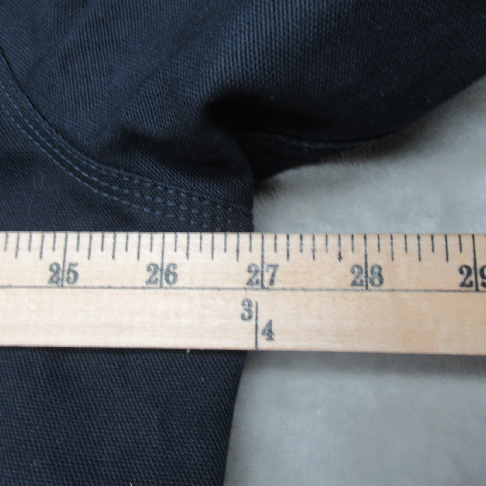 Carhartt Jacket Mens Large Blue Loose Fit Duck Active Quilt Canvas Hooded 0J0140 thumbnail 13