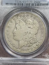 PCGS GENUINE 1893 S MORGAN DOLLAR KEY TO THE SERIES AFFORDABLE VG