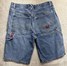 Vintage Tommy Hilfiger Denim Carpenter Shorts Red Label Mens 33