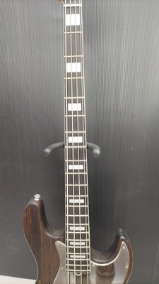 【送料無料】Bacchus WL4FS-ASH Black Bacchus Handmade WL-4 Electric Jazz Bass Ash Body Ebony