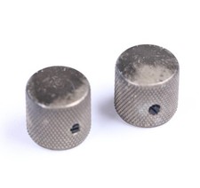AGP ™ - Aged Telecaster ® Relic Barrel Flat Top Nickel Knobs Set Screw for