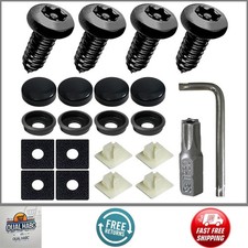 Anti Theft License Plate Screws Set Rust Proof Stainless Steel Car Truck Bolts