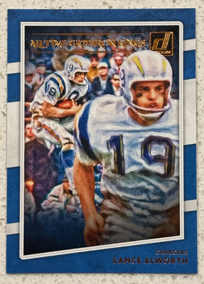 2020 Panini Donruss Lance Alworth Gridiron Kings Insert San Diego Chargers