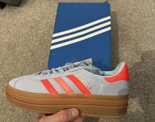 Gazelle Bold Girls Youth in Pale Blue Multi Size UK5 JR5950