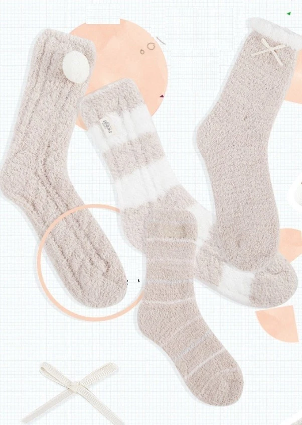  Новый теплый уютный тепловой пушистый махровые носки зимние пушистые - Изображение 2 из 4