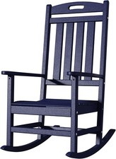 Outdoor Rocking Chair All-Weather Resistant Poly Lumber Rocker Chair Outdoor