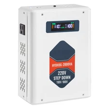 Uimoso Step Down Voltage Converter 2000VA Transformer for 220V to 110V Power