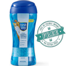 15 Oz Fresh Step Cat Litter Box Deodorizer Crystals Combats Odors, Fresh Scent