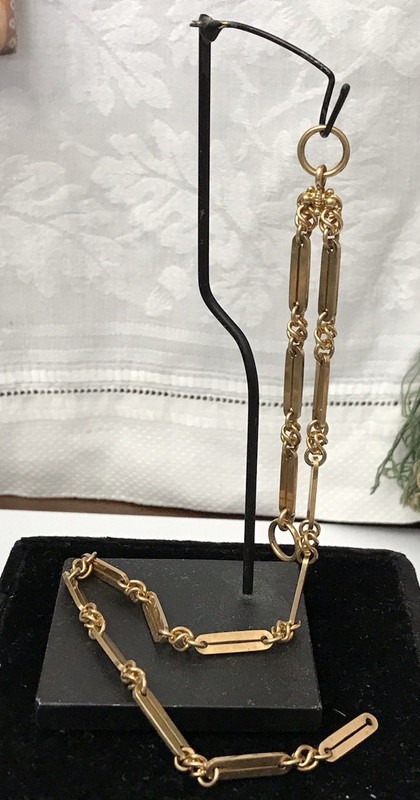 Antique Albert 14k 13” Pocket Watch Solid Gold Chain 23 Grams Scrap or Repair