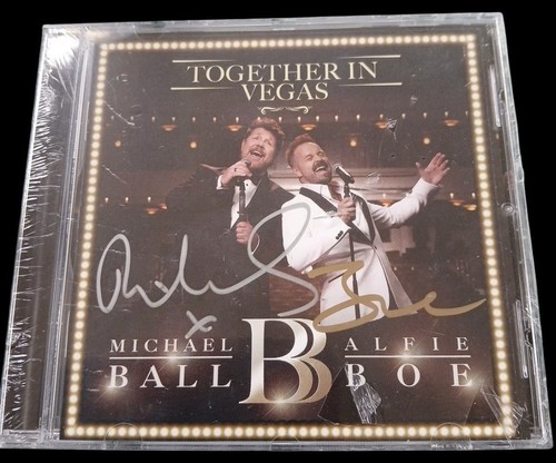 Michael Ball & Alfie Boe HAND SIGNED Together in Vegas NEW & SEALED CD Album