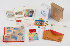 Hobonichi Paddington Bear 5-Item Stationery Set Stickers Notes Letter Japan NEW