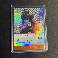 2020 Panini Illusions Rookie Signs Orange Davion Taylor #RS38 Auto 0h3t