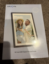 ARZOPA D10 10.1in WiFi Digital Picture Frame 32GB LCD Touchscreen Black