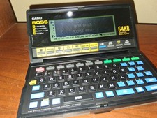 Casio BOSS SF-8000 64KB Business Organizer Schedule System New Batteries Works 