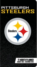 TURNER SPORTS Pittsburgh Steelers 2025 17-Month Pocket Planner - PF Multi 