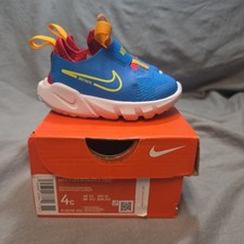 Nike Flex Runner Baby Sneakers Blue Yellow Red Comfort US 4C DJ6039-402