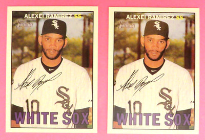 2 - 2016 Topps Heritage, Chicago White Sox - ALEXEI RAMIREZ