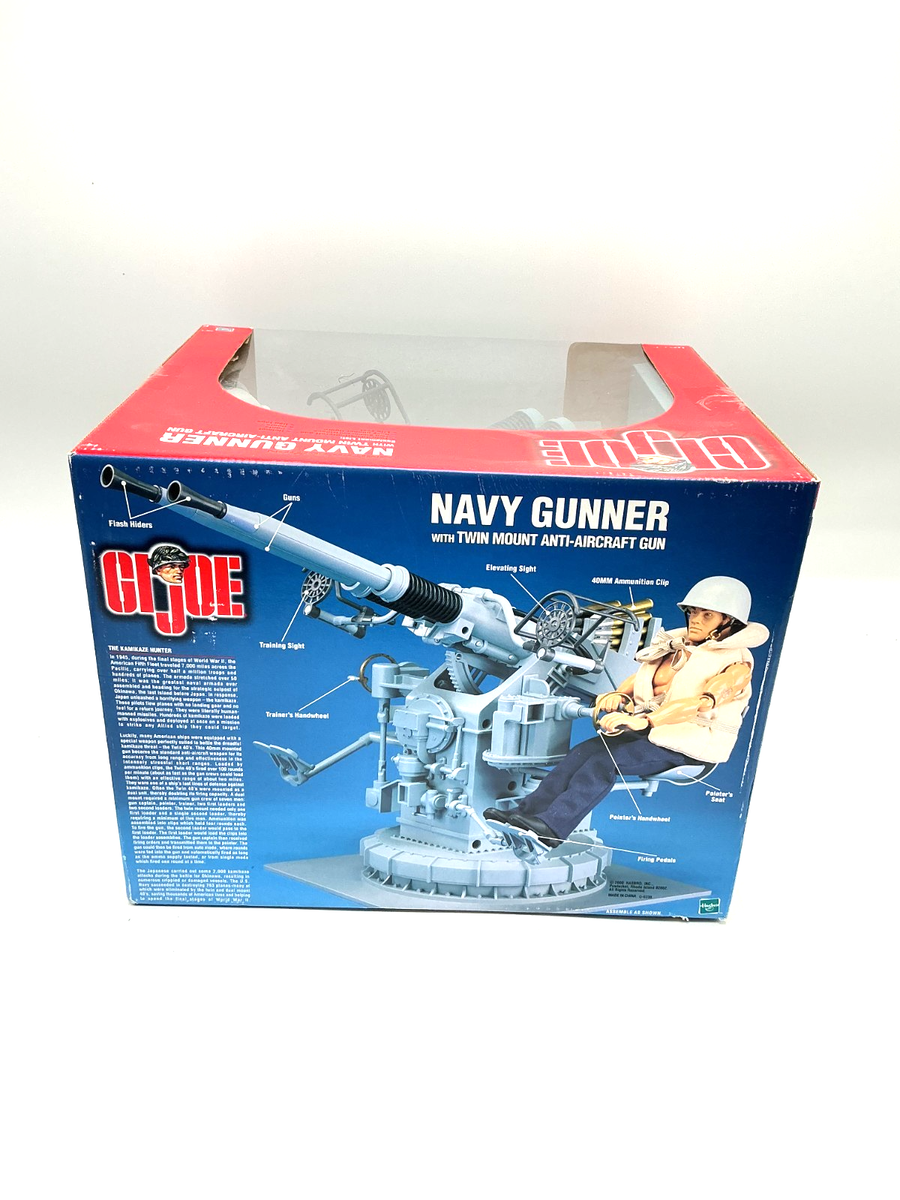 Hasbro GI Joe Limited Edition NAVY GUNNER W/ TWIN MOUNT ANTI