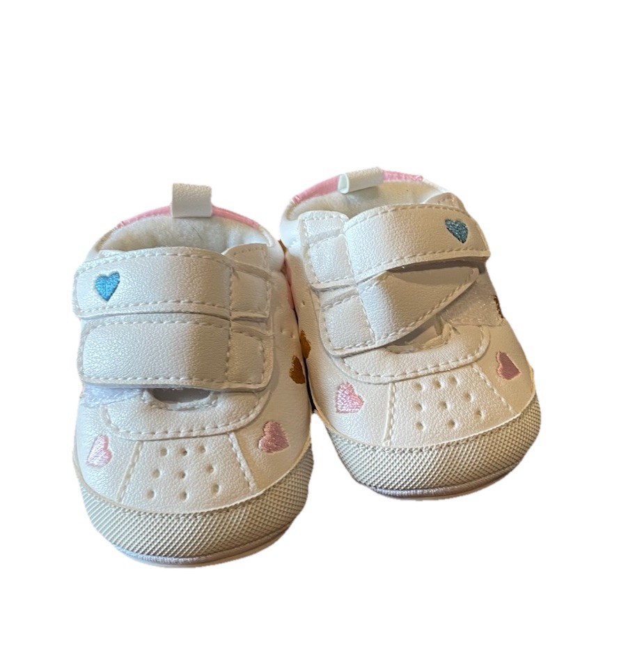 Girls Toddler Sneakers Size 1 Crib Shoe