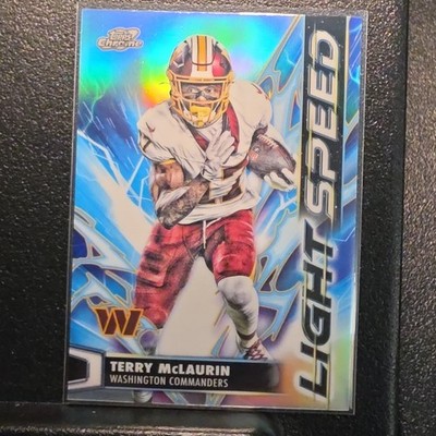 2025 Topps Chrome Cosmic Terry McLaurin #LS-35 LIGHT SPEED