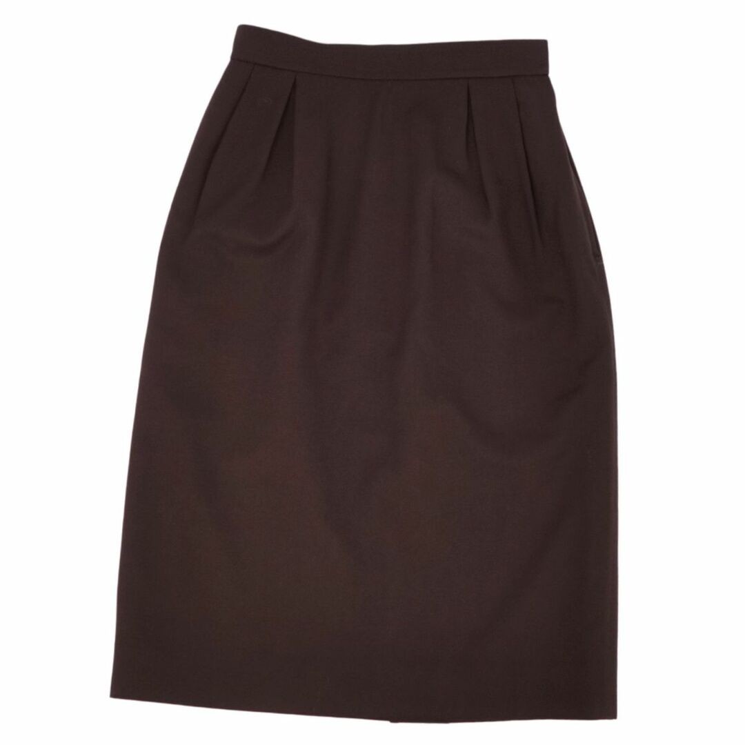 Gonna vintage Yves Saint Laurent stretta lunghezza media lana tinta unita usata MOLO 0