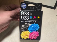 HP 923 Black/Cyan/Magenta/Yellow Standard Yield Ink Cartridges 4 Pack Exp 2027